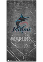 Miami Marlins Chalk Playbook Sign
