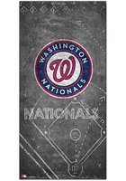 Washington Nationals Chalk Playbook Sign