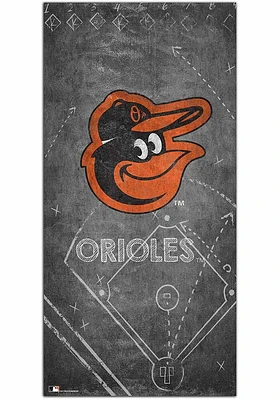 Baltimore Orioles Chalk Playbook Sign