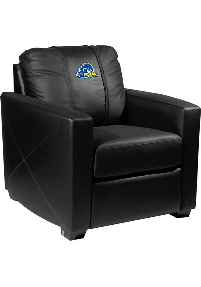Delaware Fightin' Blue Hens Faux Leather Club Desk Chair - Black