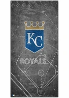 Kansas City Royals Chalk Playbook Sign - Blue