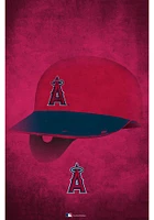 Los Angeles Angels Ghost Helmet 17x26 Sign