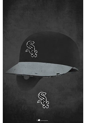Chicago White Sox Ghost Helmet 17x26 Sign
