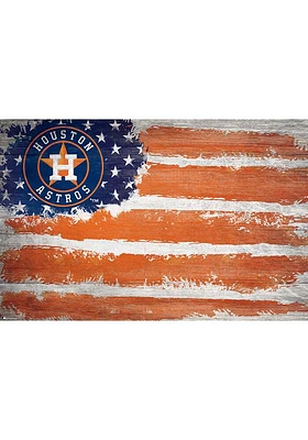 Houston Astros Flag 17x26 Sign
