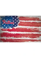 Philadelphia Phillies Flag 17x26 Sign - Red