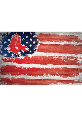 Boston Red Sox Flag 17x26 Sign