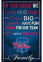 Philadelphia Phillies In This House 17x26 Sign