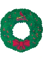 St Louis Cardinals Team Wreath 16 Inch Sign