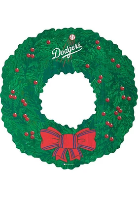 Los Angeles Dodgers Team Wreath 16 Inch Sign