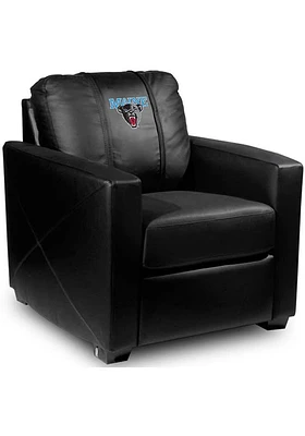 Maine Black Bears Faux Leather Club Desk Chair - Black