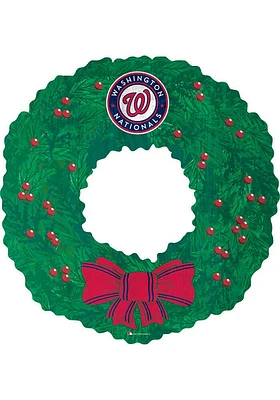 Washington Nationals Team Wreath 16 Inch Sign