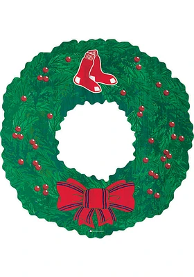 Boston Red Sox Team Wreath 16 Inch Sign