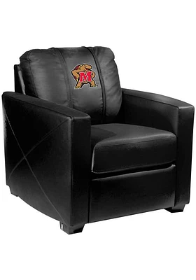 Maryland Terrapins Faux Leather Club Desk Chair - Black