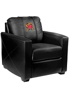 Maryland Terrapins Faux Leather Club Desk Chair - Black