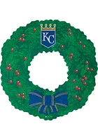 Kansas City Royals Team Wreath 16 Inch Sign - Blue
