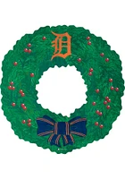 Detroit Tigers Team Wreath 16 Inch Sign