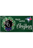 Toronto Blue Jays Chalk Christmas Countdown Sign