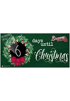 Atlanta Braves Chalk Christmas Countdown Sign