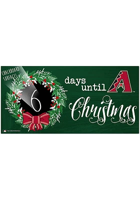 Arizona Diamondbacks Chalk Christmas Countdown Sign