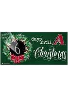 Arizona Diamondbacks Chalk Christmas Countdown Sign