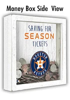 Houston Astros Saving for Tickets Box Sign