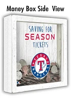 Texas Rangers Saving for Tickets Box Sign