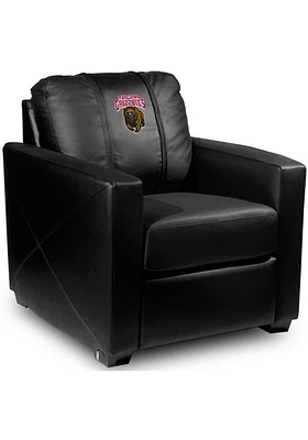 Montana Grizzlies Faux Leather Club Desk Chair - Black