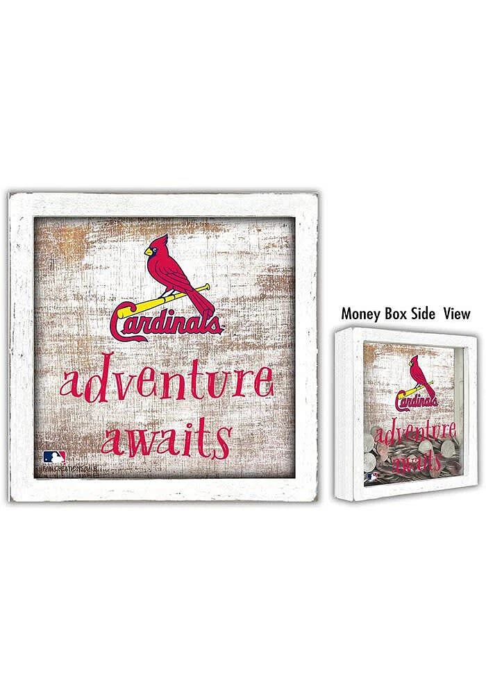 St Louis Cardinals Adventure Awaits Box Sign