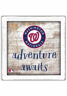 Washington Nationals Adventure Awaits Box Sign