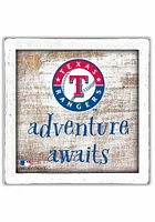 Texas Rangers Adventure Awaits Box Sign