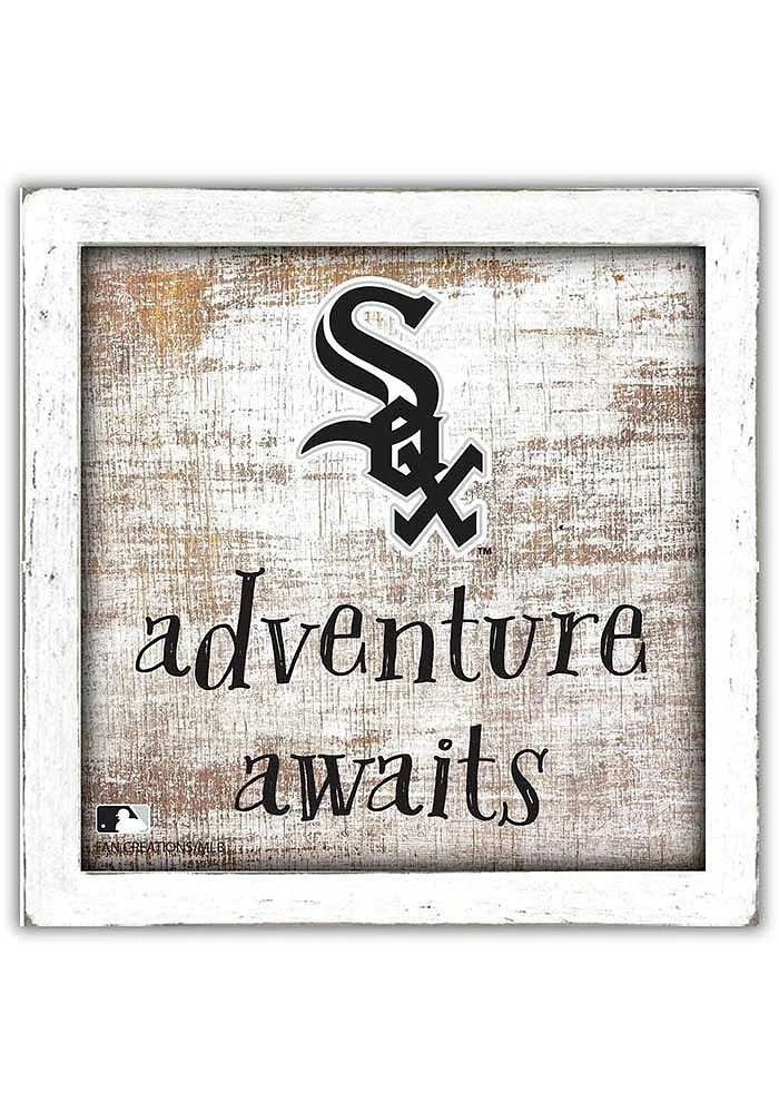 Chicago White Sox Adventure Awaits Box Sign