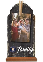 Houston Astros Family Clothespin Sign
