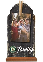 Oakland Athletics Family Clothespin Sign