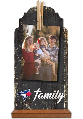 Toronto Blue Jays Family Clothespin Sign