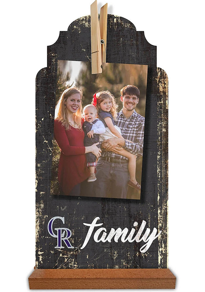 Kansas City Royals Family Clothespin Sign - Blue