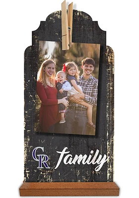 Kansas City Royals Family Clothespin Sign - Blue