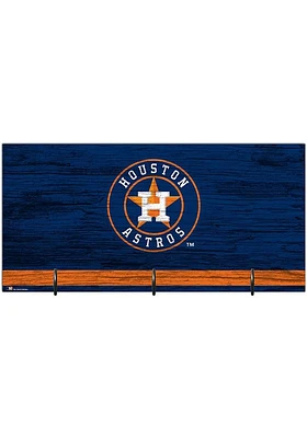 Houston Astros Team Color Mask Holder Sign
