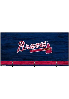 Atlanta Braves Team Color Mask Holder Sign
