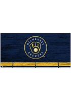 Milwaukee Brewers Team Color Mask Holder Sign