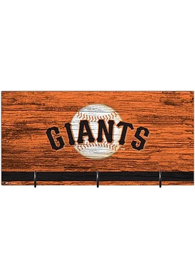 San Francisco Giants Team Color Mask Holder Sign