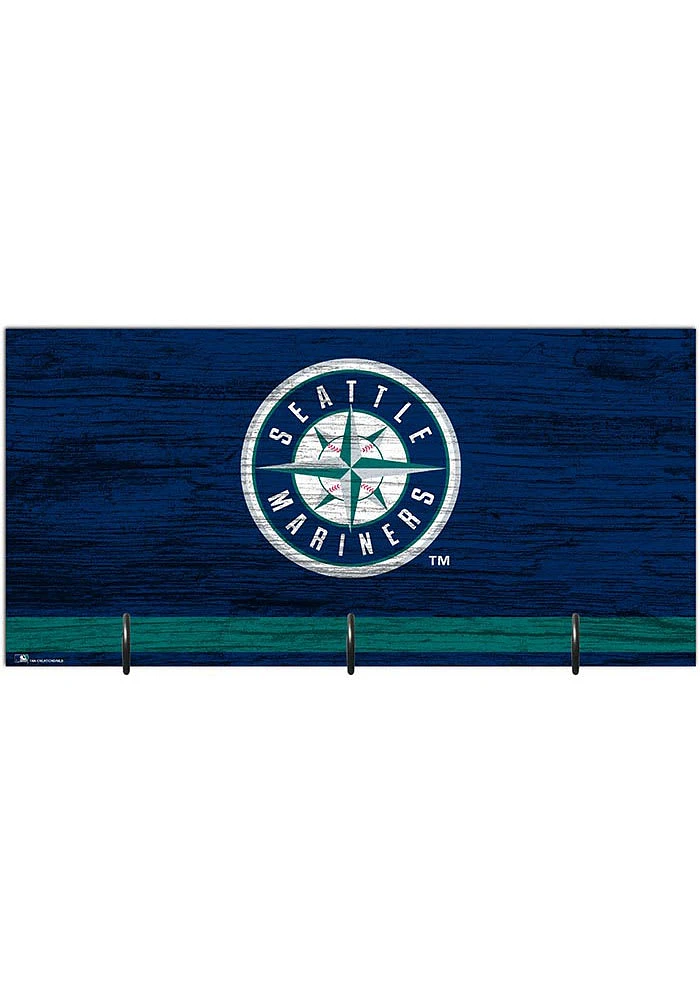Seattle Mariners Team Color Mask Holder Sign