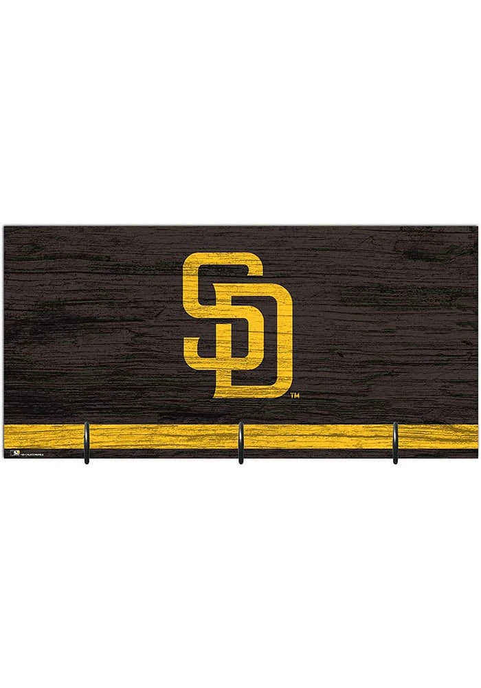 San Diego Padres Team Color Mask Holder Sign