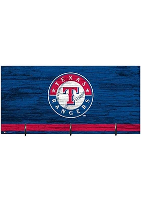 Texas Rangers Team Color Mask Holder Sign