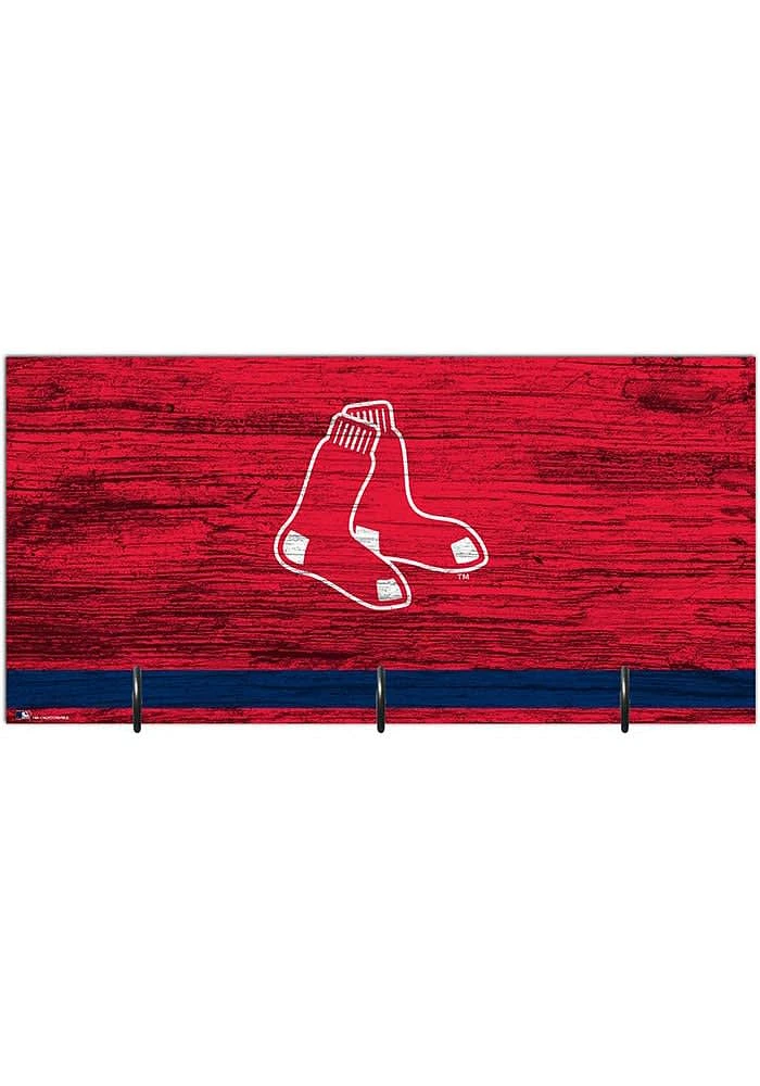 Boston Red Sox Team Color Mask Holder Sign