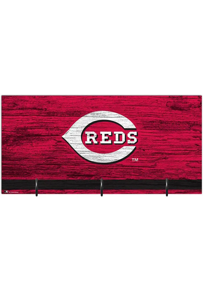 Cincinnati Reds Team Color Mask Holder Sign