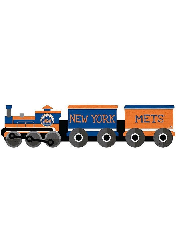 New York Mets Train Cutout Sign