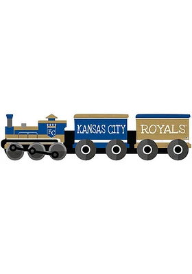 Kansas City Royals Train Cutout Sign - Blue