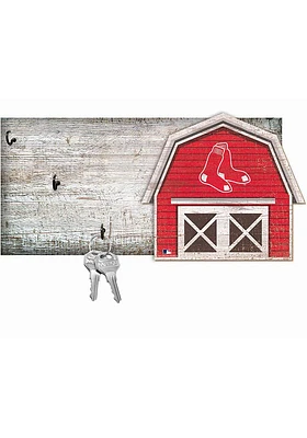 Boston Red Sox Team Barn Key Holder Sign