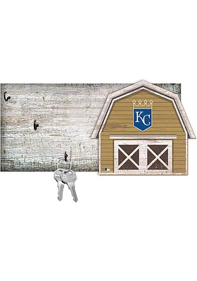 Kansas City Royals Team Barn Key Holder Sign - Blue