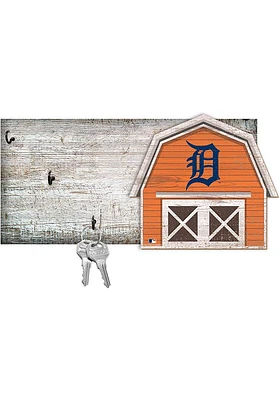 Detroit Tigers Team Barn Key Holder Sign